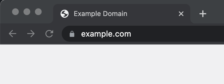 Так выглядит адресная строка в браузере Chrome, если SSL-сертификат на сайте в порядке